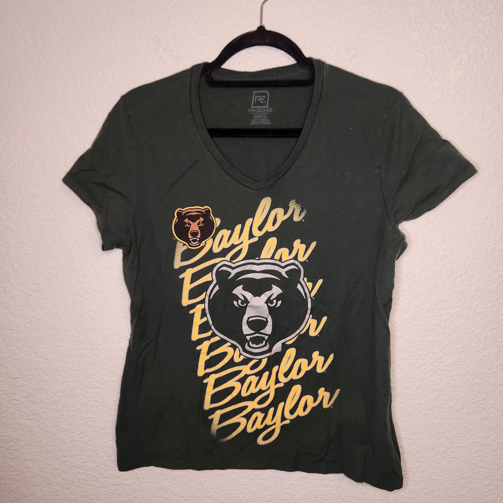 Pro Edge NCAA BAYLOR BEARS WOMENS SHORT SLEEVE SHIRT SIZE M 8 10